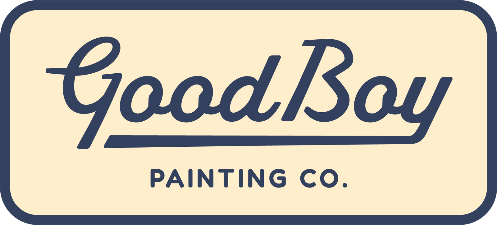GoodBoy Painting Co. logo